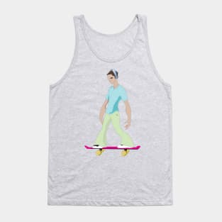 Skateboarder Kid Tank Top